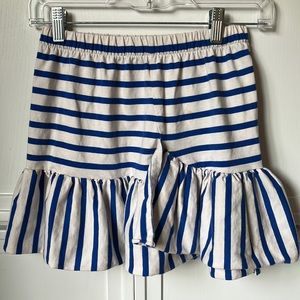 Crewcuts blue and white striped skirt (10)